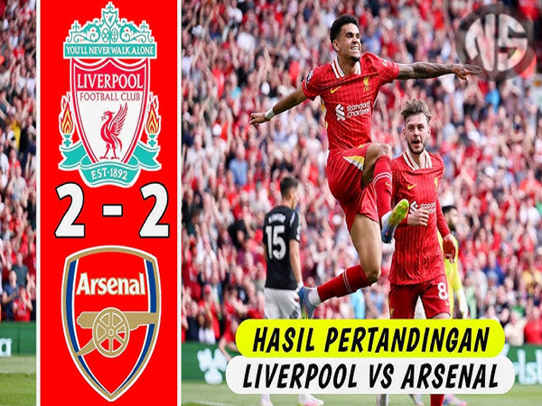 Hasil Liverpool Vs Arsenal