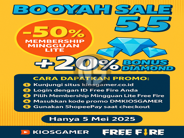 Kiosgamer Kini Tebar Promo