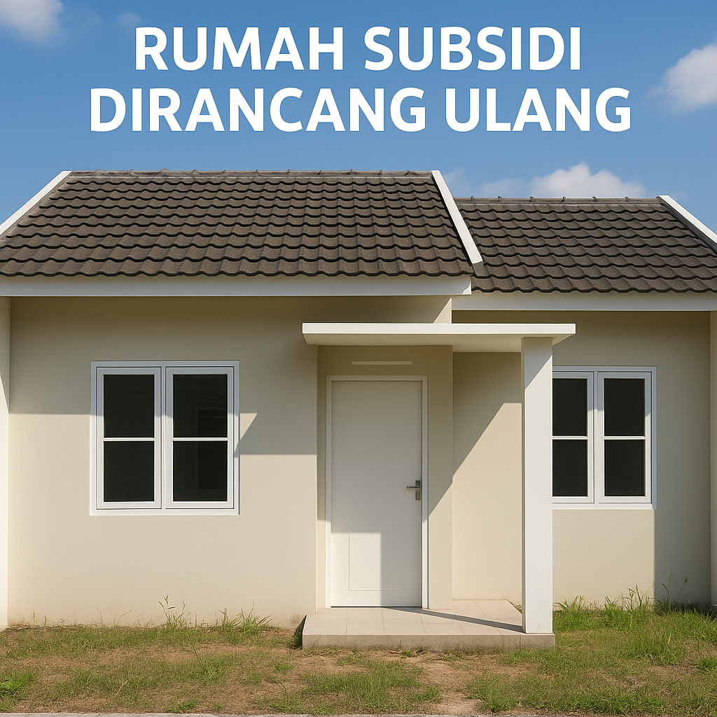 Bukan 18 Meter Persegi, Rumah Subsidi Bakal Dirancang Hashim Mulai 36 Meter Persegi