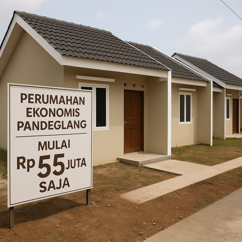 Perumahan Ekonomis di Pandeglang, Mulai Rp 55 Juta Saja