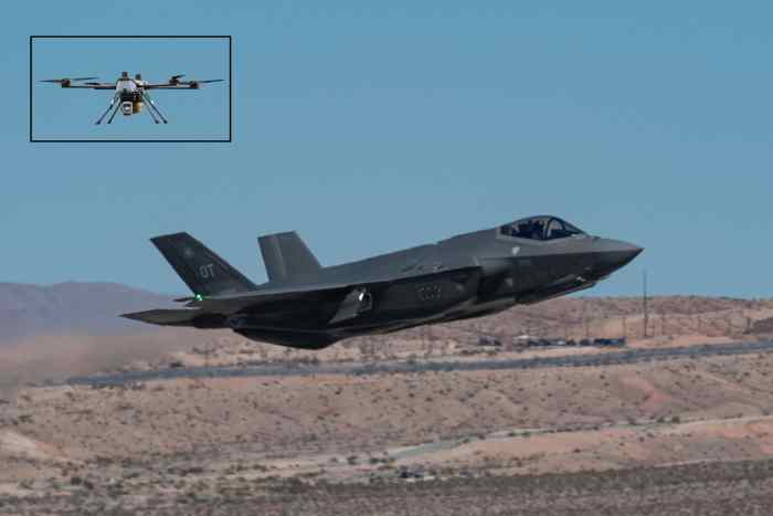 Pandu Serangan Udara F-35A Lightning II, Drone Quadcopter C100 Gantikan Peran Forward Air Controller (FAC)